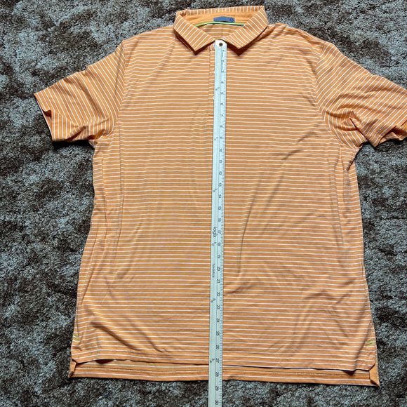 Tasc Polo Shirt Mens Extra Large Performance Stretch Casual Striped - Picture 7 of 9